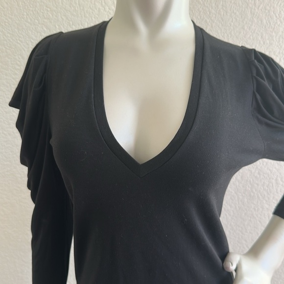 NWT LOVE MOSCHINO black jersey shift dress - Picture 5 of 6